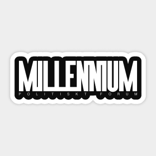 Millennium (White) Sticker